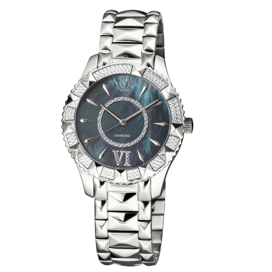 Women's Venice Blue MOP Dial Stainless Steel Watch