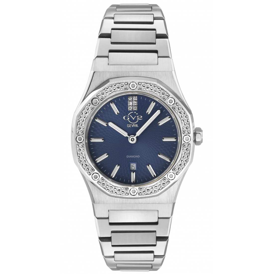 GV2 Palmanova Women's Blue Dial Stainless Steel Watch