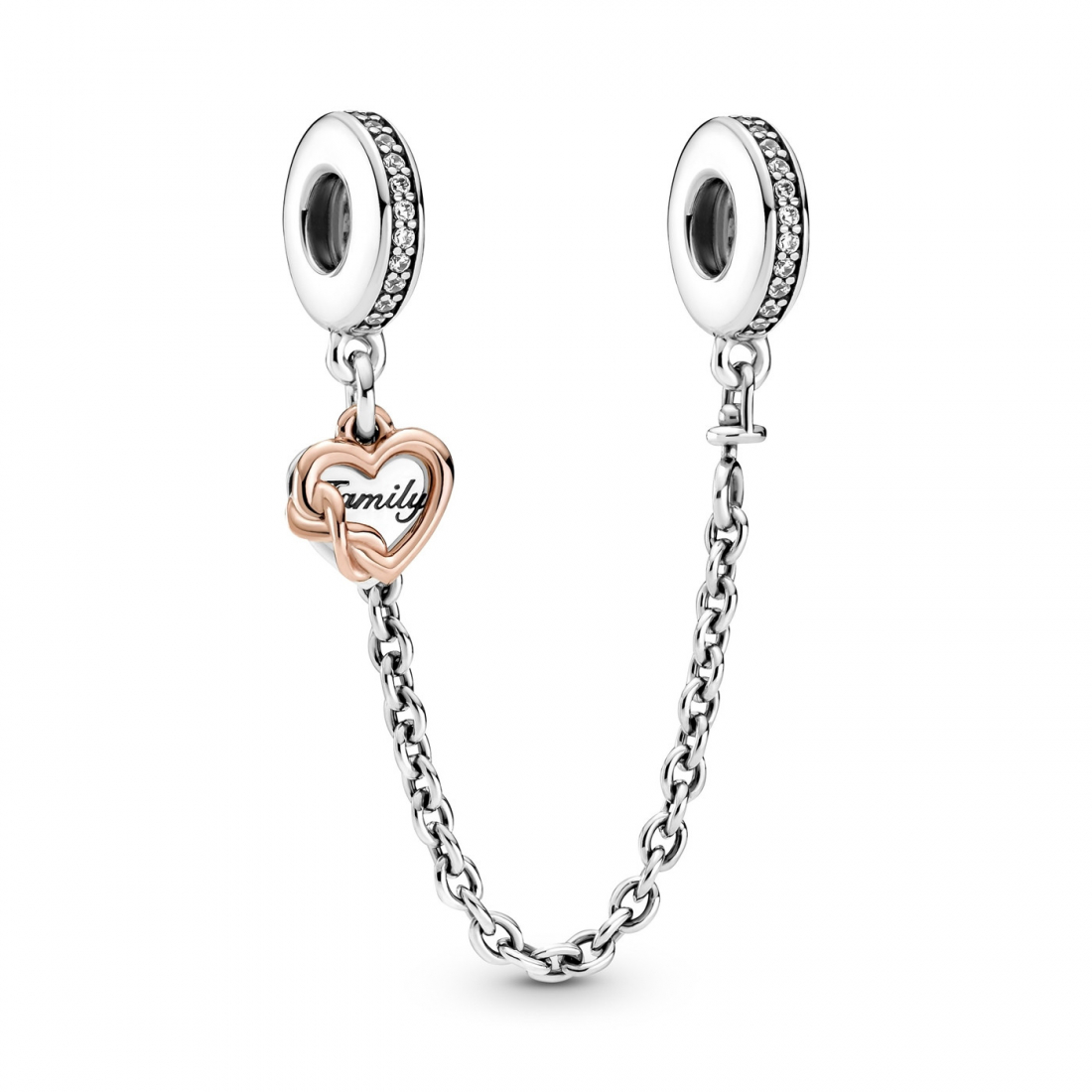 Women's 'Heart And Infinity' Safety Chain