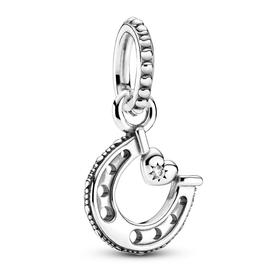 Women's 'Horseshoe And Heart' Charm