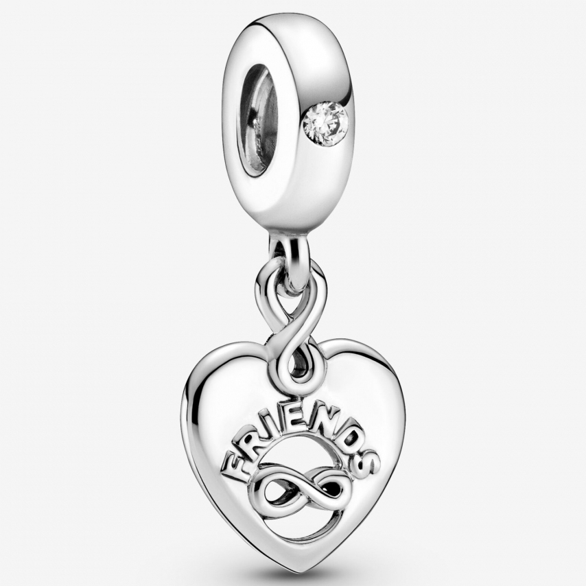 Women's 'Friends And Infinity Heart' Charm