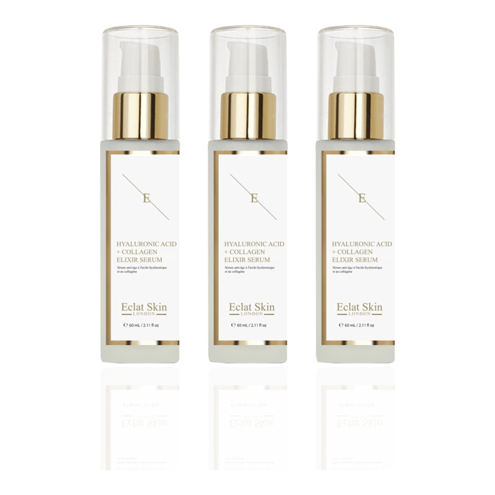 'Hyaluronic Acid & Collagen' Face Serum - 60 ml, 3 Pieces