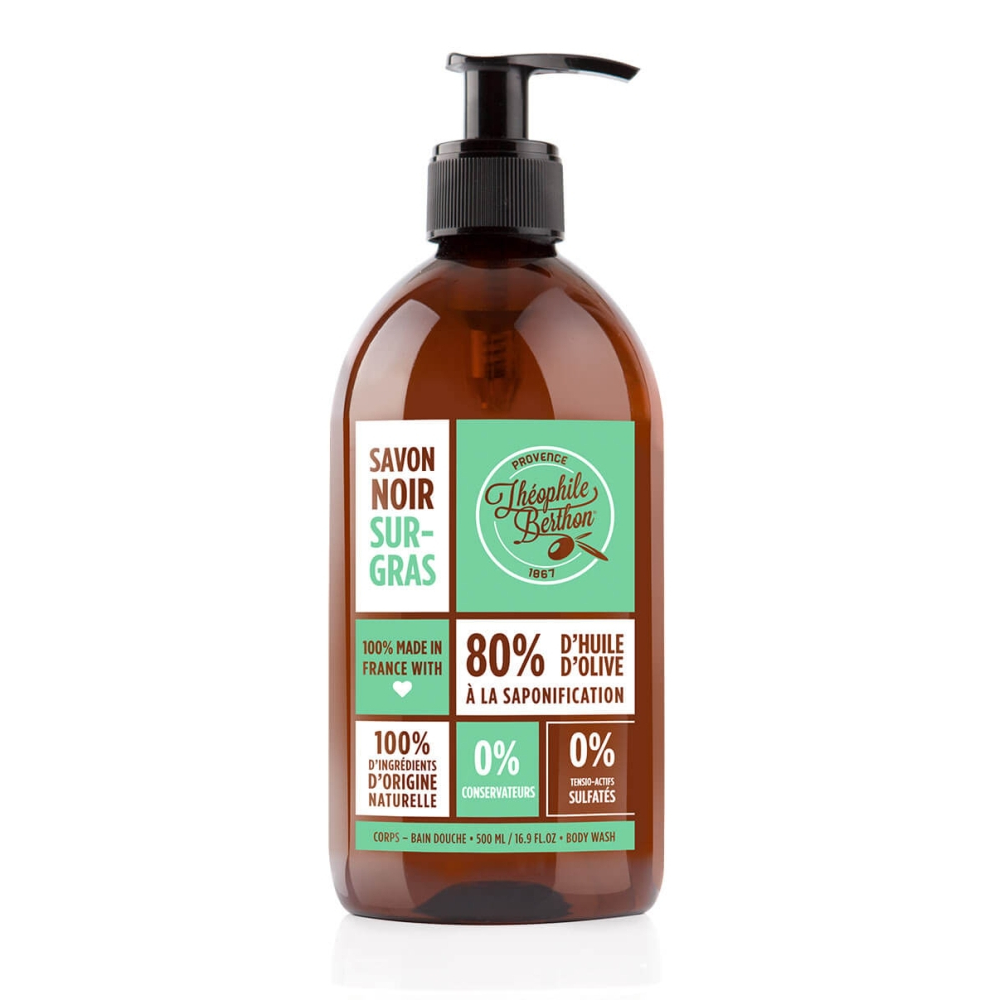 'Noir Surgras' Liquid Soap - Menthe Poivrée 500 ml