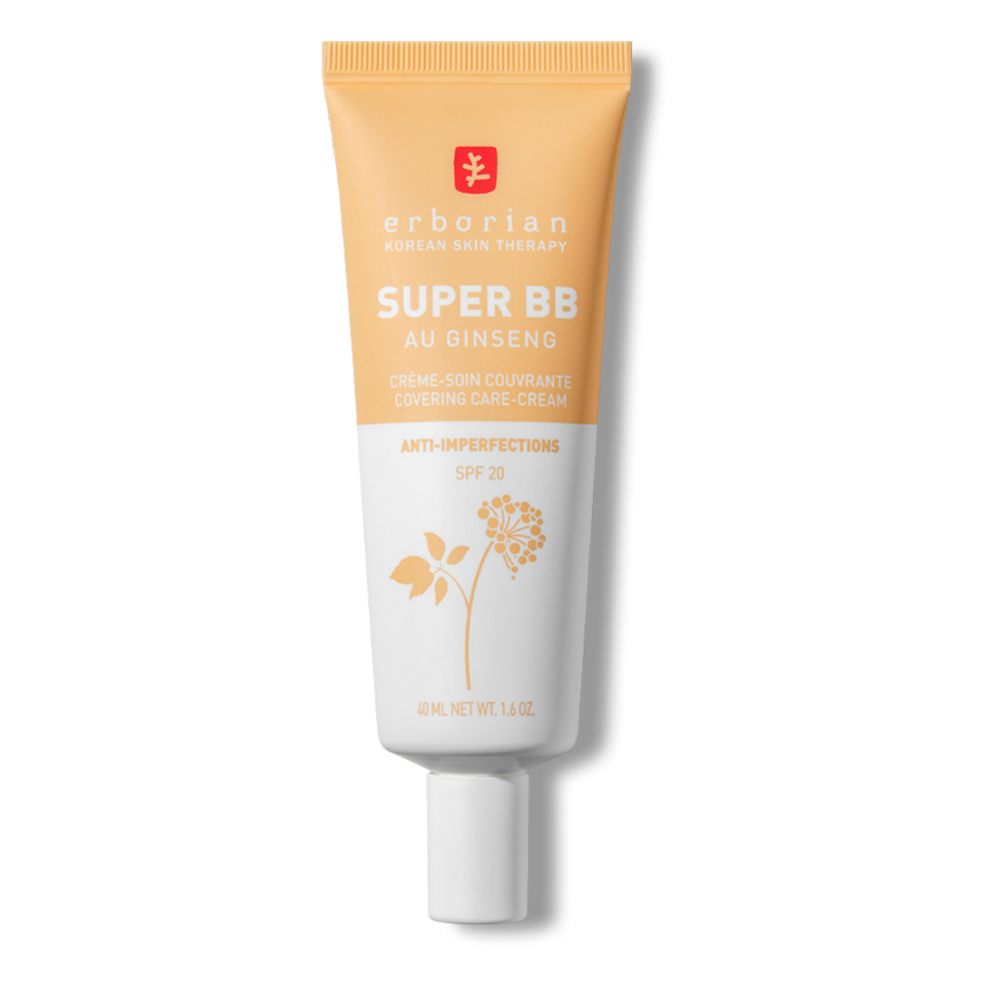 BB Crème 'Super BB au Ginseg Soin Couvrante Anti-Imperfections' - Nude 40 ml