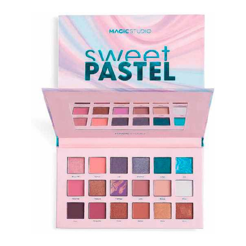 'Sweet Pastel' Lidschatten Palette - 18 Stücke, 1 g