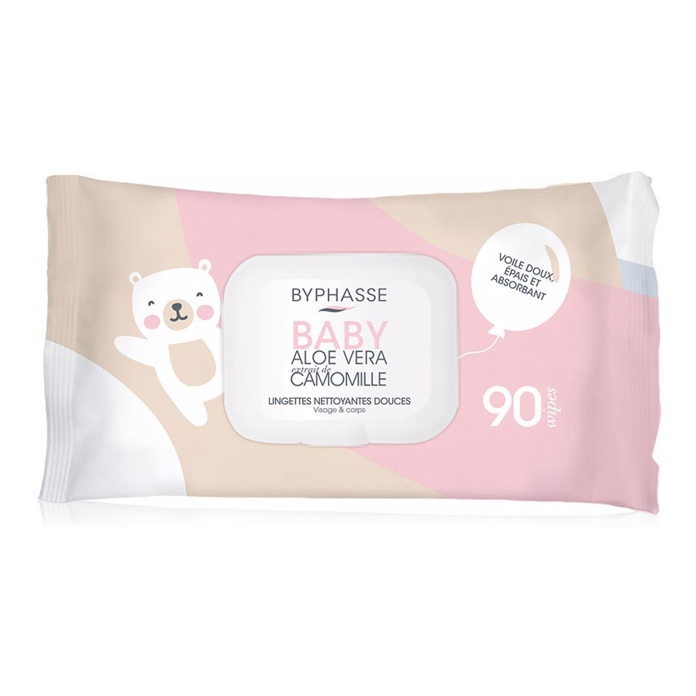 'Aloe Vera & Chamomile' Baby wipes - 90 Wipes