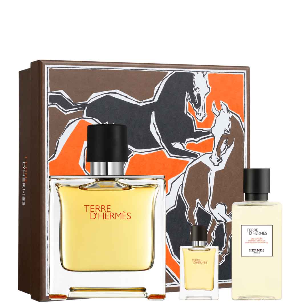 Coffret de parfum 'Terre d'Hermès' - 3 Pièces