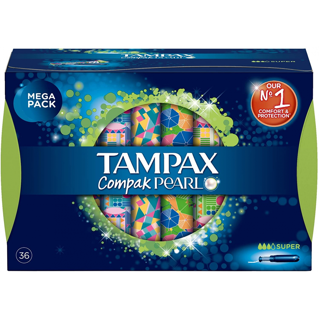 'Pearl Compak' Tampon - Super 36 Pieces