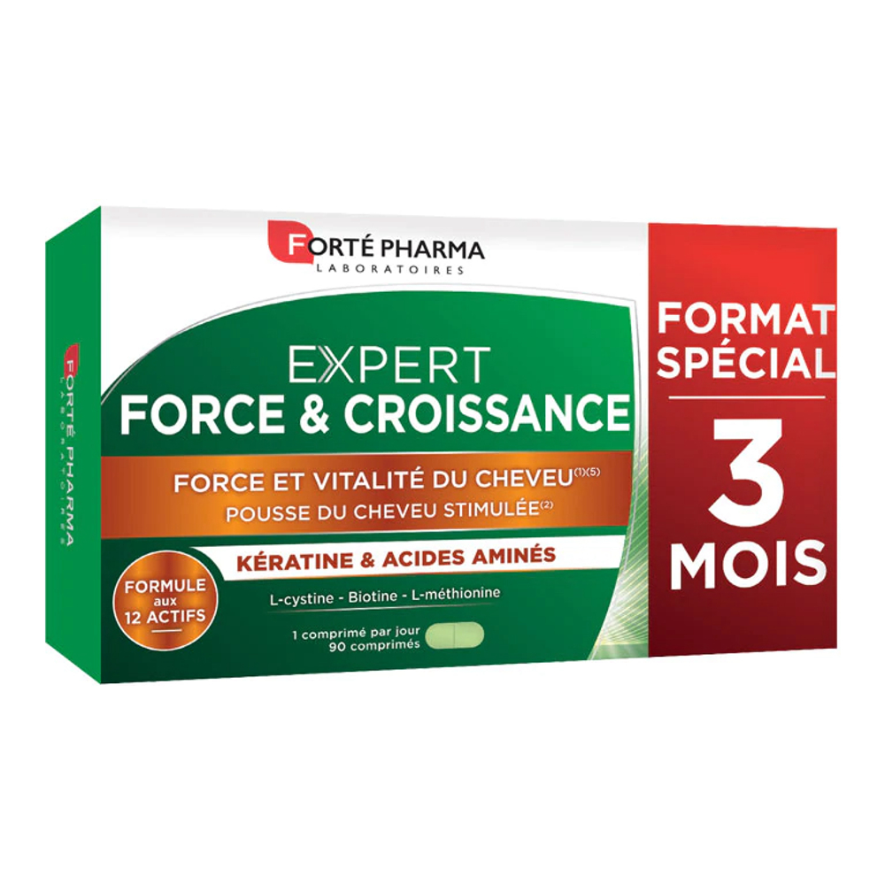 Set de traitement des cheveux 'Expert Force Et Croissance' - 90 Pilules