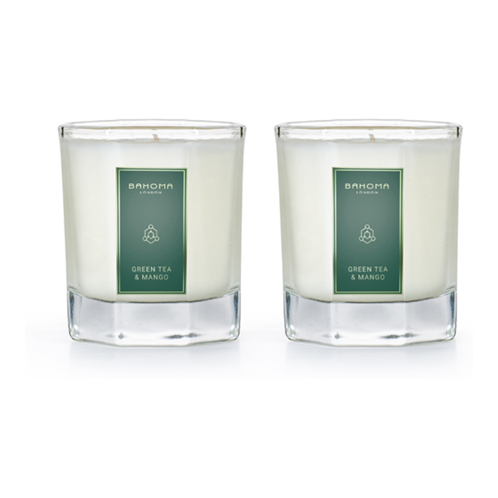 'Medium' Candle Set - Green Tea & Mango 160 g