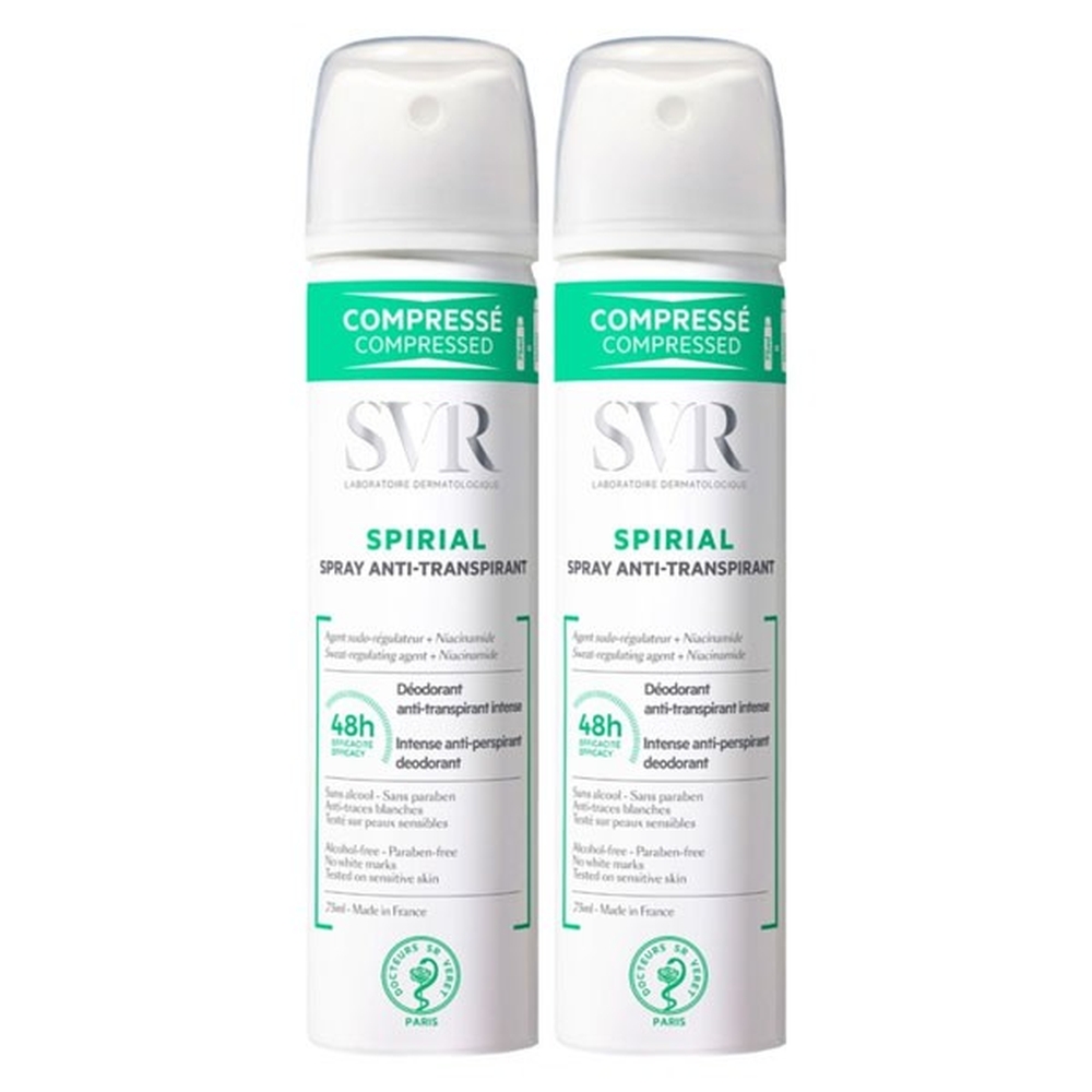 'Spirial' Anti-Perspirant Spray - 75 ml, 2 Units