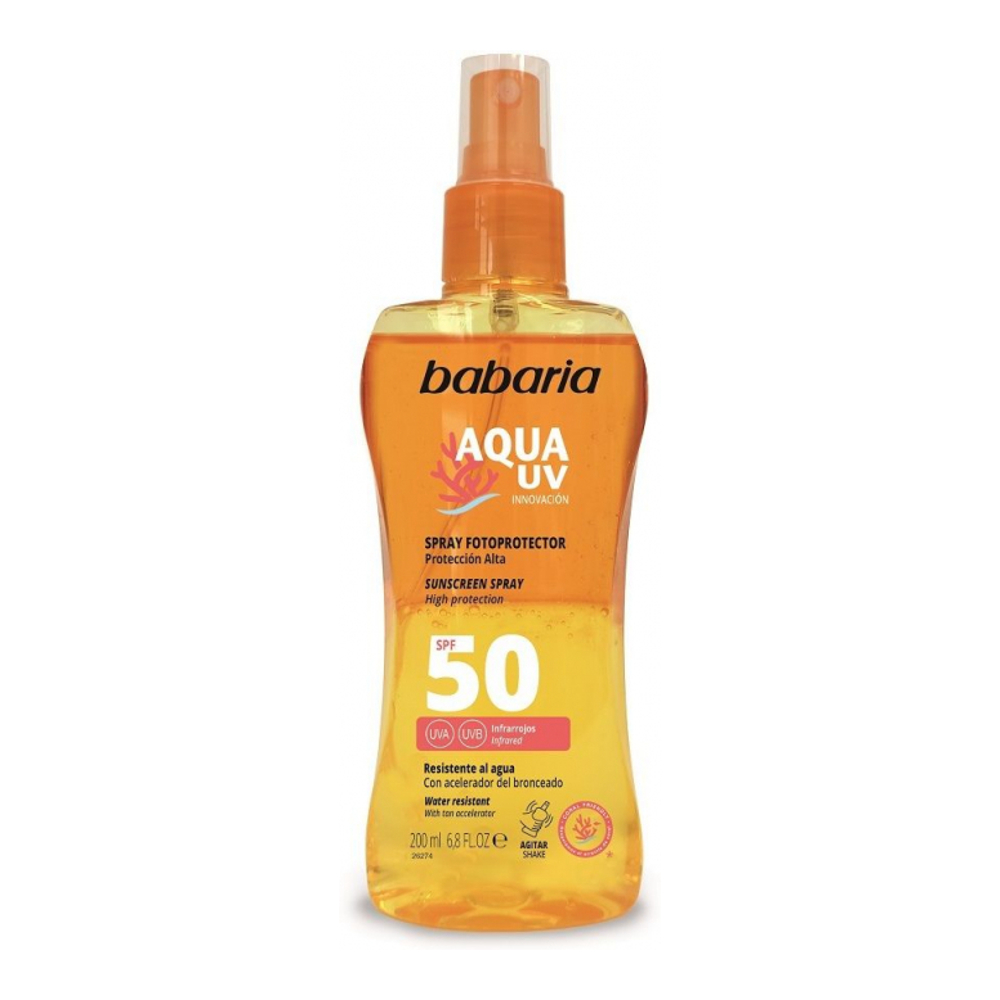 'Solar Aqua UV SPF50' Sunscreen Spray - 200 ml
