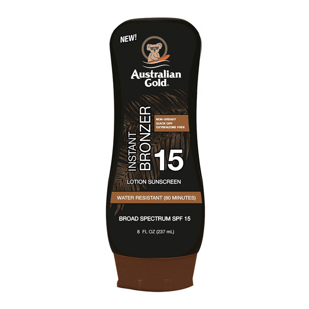 Lotion de protection solaire 'Instant Bronzer SPF15' - 237 ml