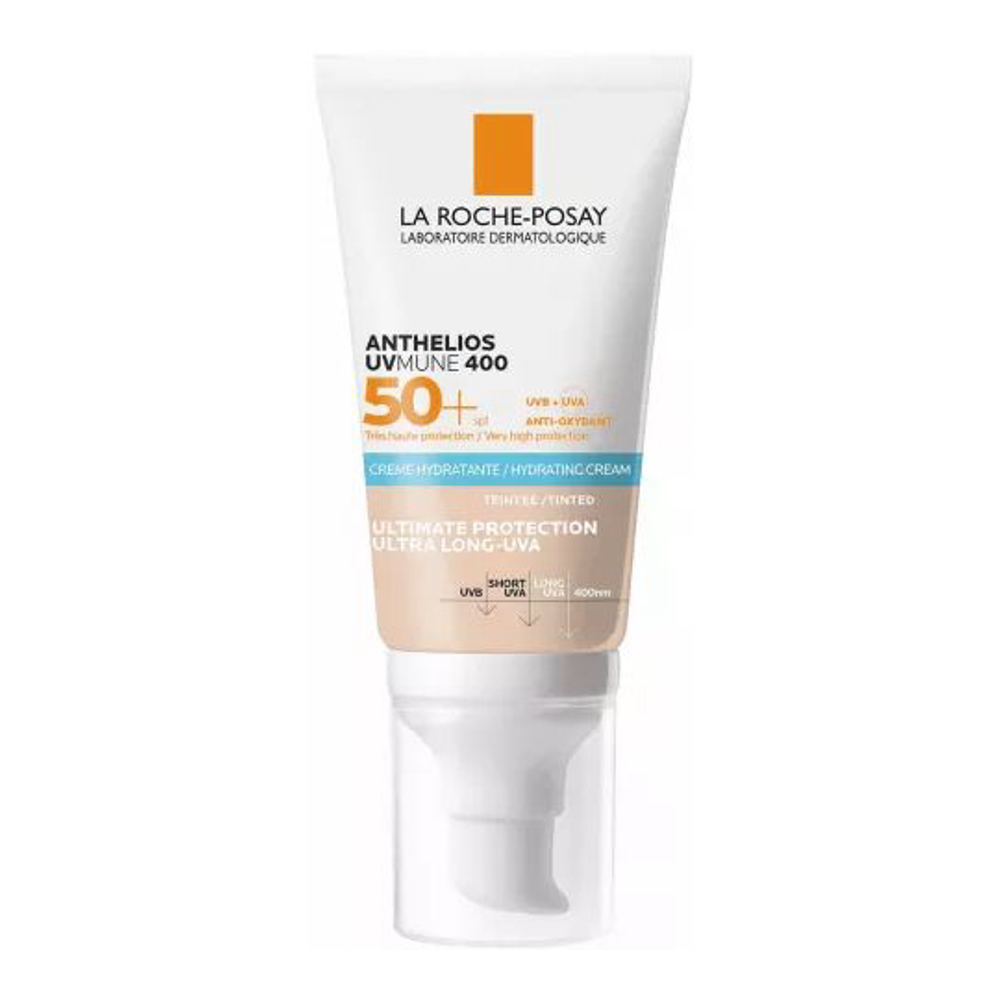 Anthelios UVmune 400 Crème Solaire Peau Sensible Teintée SPF50+ - 50 ml