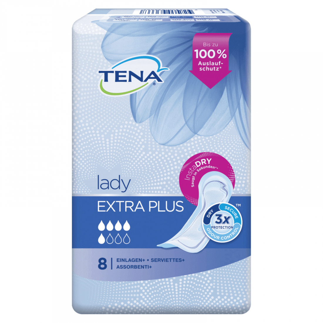 Protections pour l'incontinence 'Extra Plus' - 8 Pièces