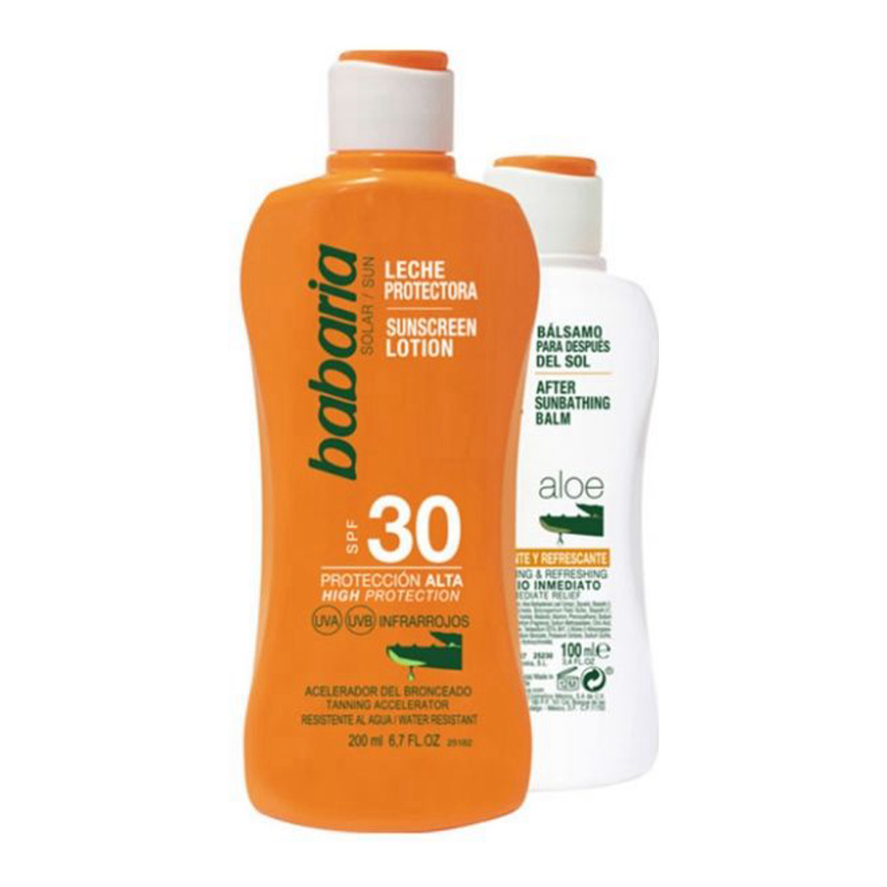 Set de soins solaires 'Solar Aloe Vera SPF30' - 2 Pièces