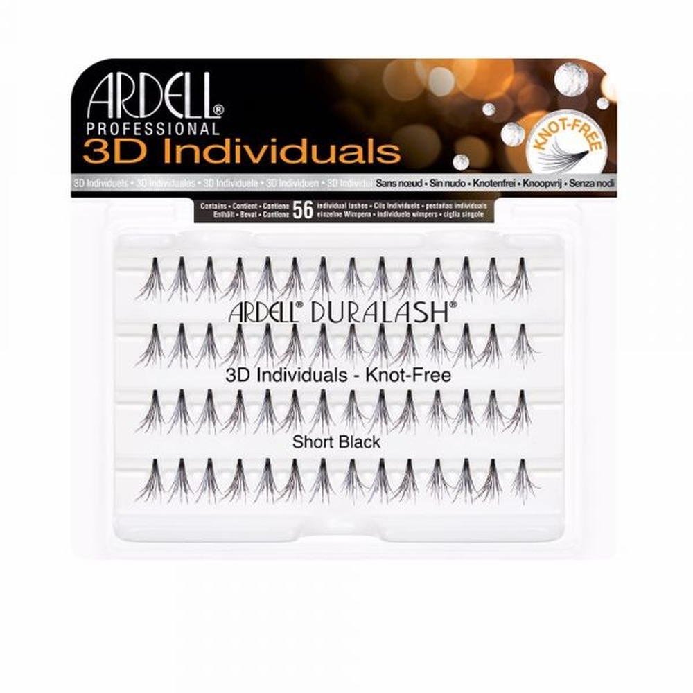 '3D Individual Positive' Fake Lashes - Short Black
