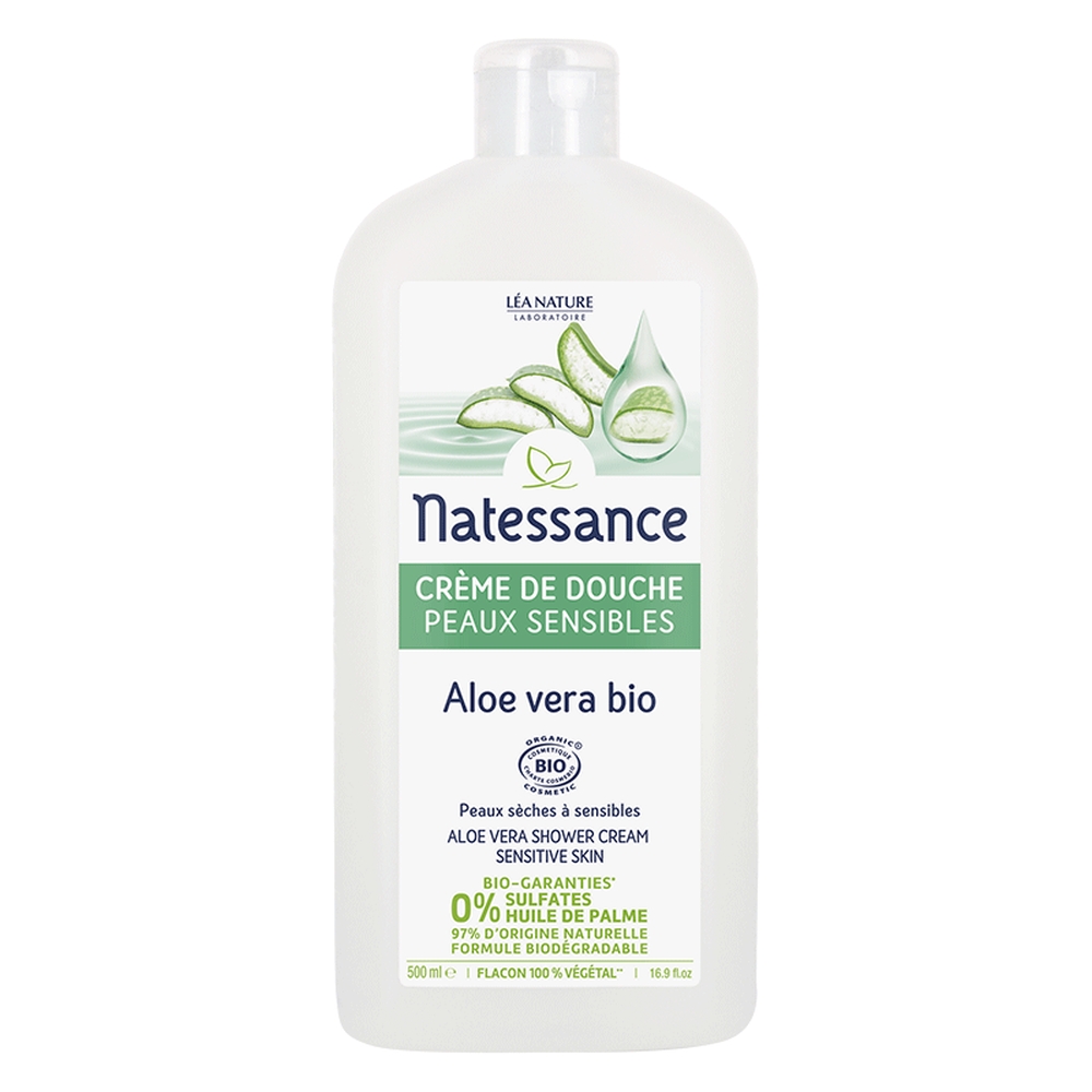 Crème de douche 'Aloe Vera Peaux Sensibles' - 500 ml