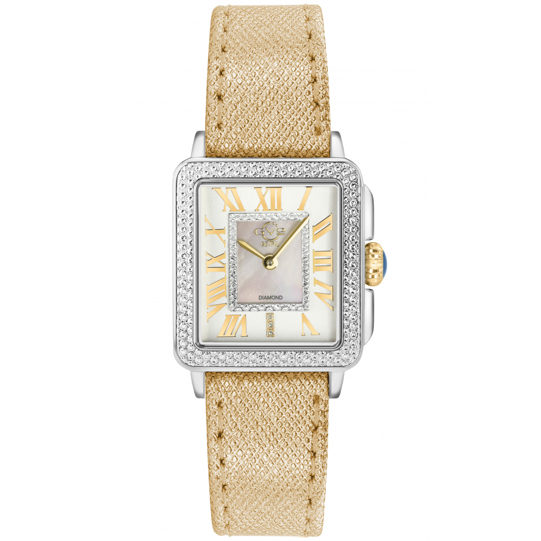 Women's Padova Silver Dial Yellow Gold Watch