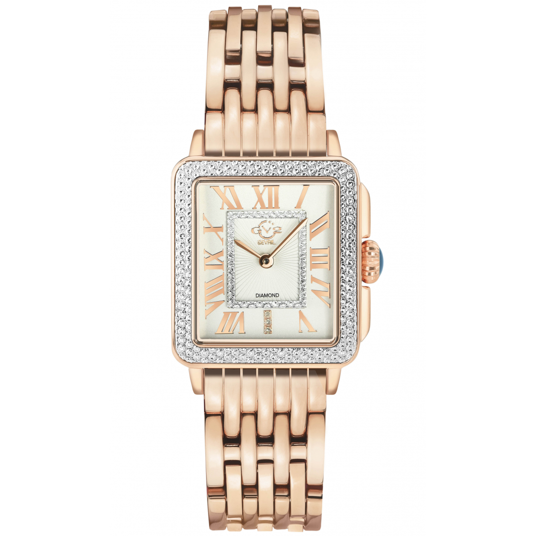 Women's Padova Silver Dial Rose Gold Watch