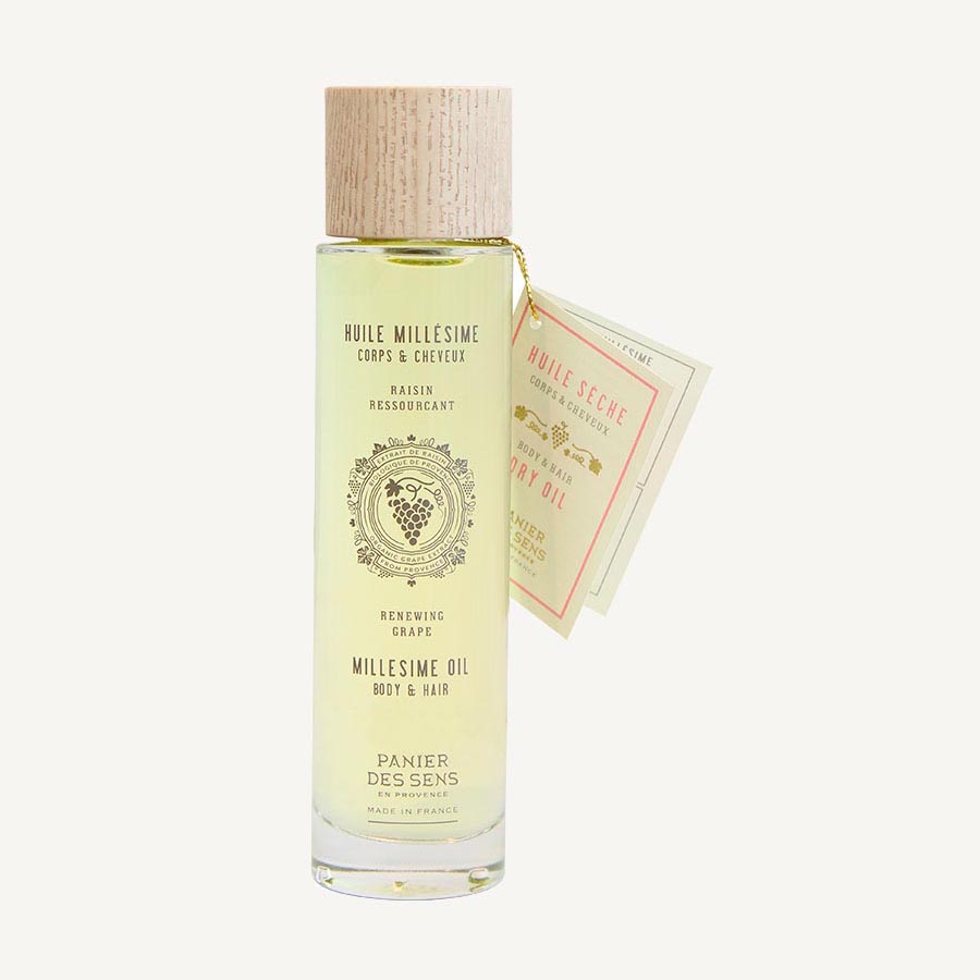 Huile corporelle et capillaire 'Raisin' - 100 ml