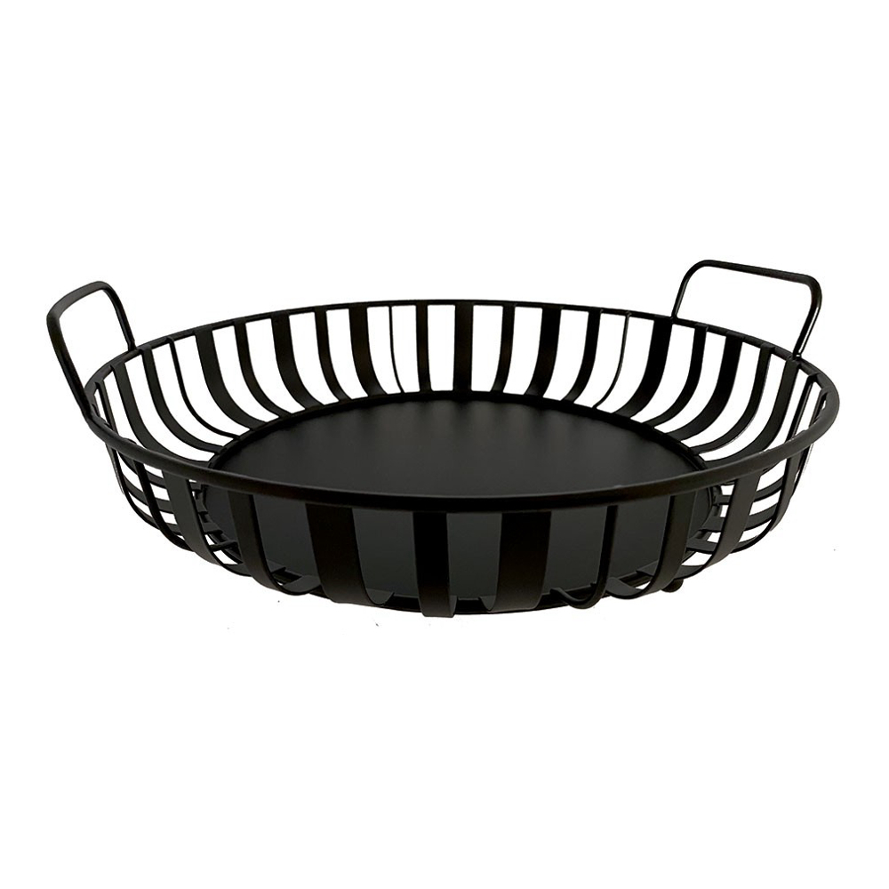 Black Iron Dish With Handles