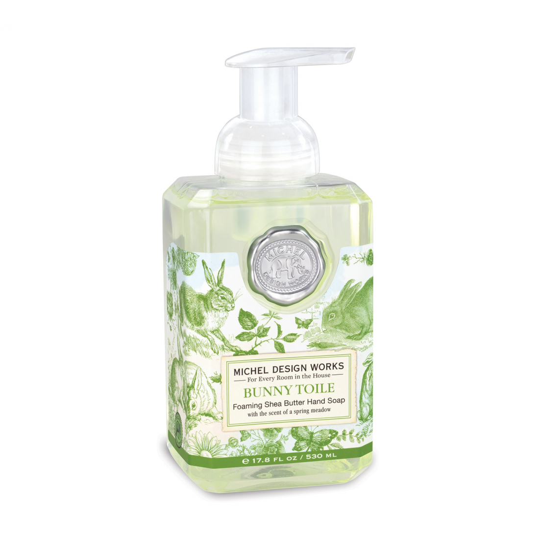 'Bunny Toile' Liquid Soap - 530 ml