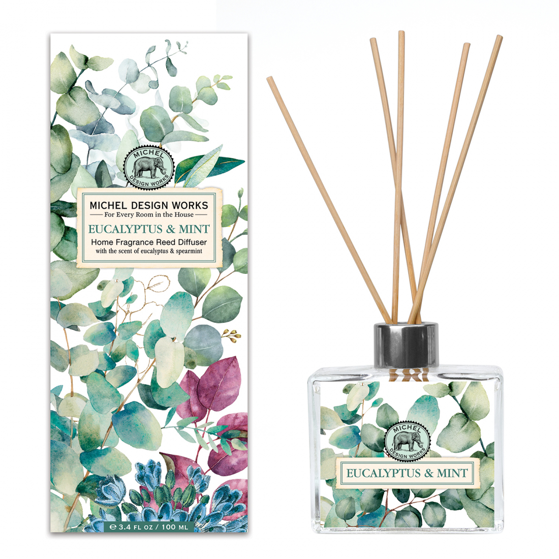 'Eucalyptus, Mint' Diffuser - 100 ml