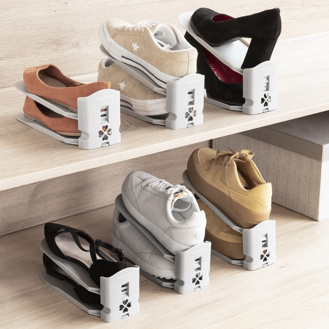 Adjustable Shoe Organiser Sholzzer