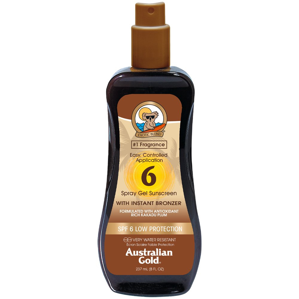 'Instant Bronzer SPF6' Sunscreen Spray Gel - 237 ml