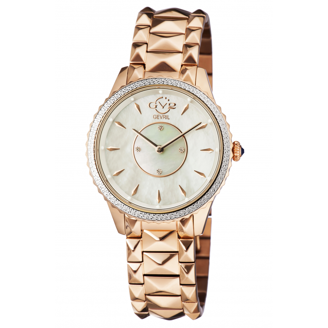 GV2 Siena Women's Mop Dial Stainless Steel Watch