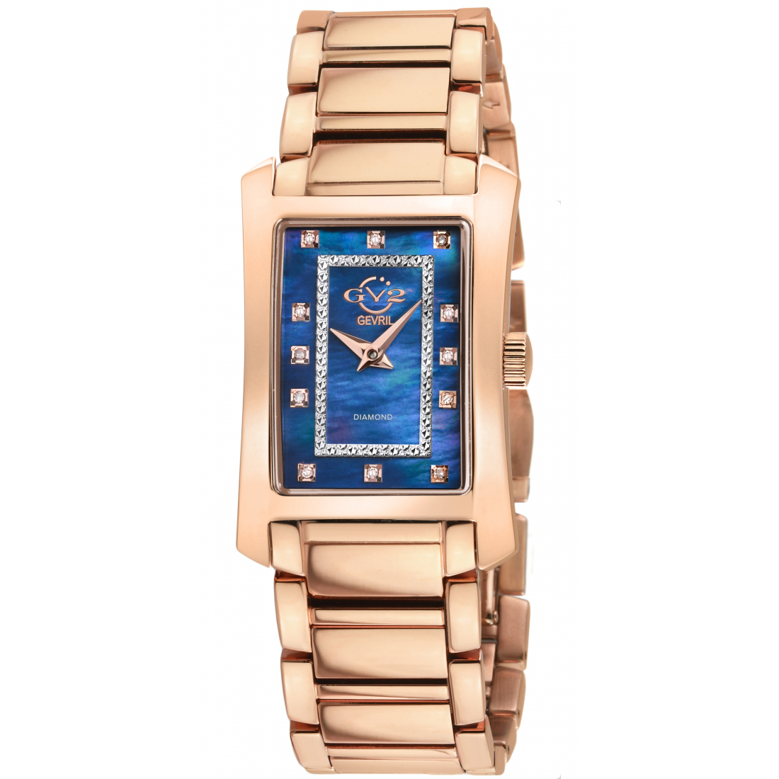 Gv2 Womens Luino Diamond Blue Mop Dial