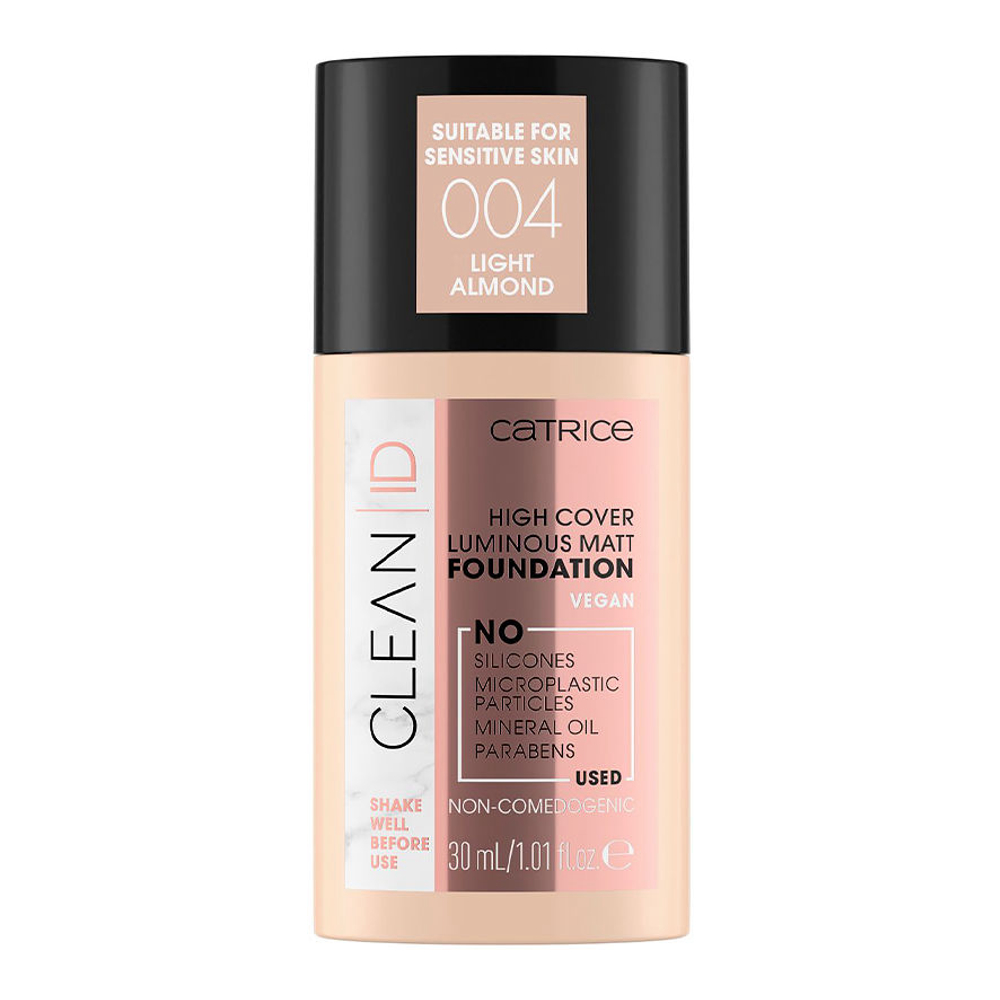 Fond de teint 'Clean ID High Cover Luminous' - 004 Light Almond 30 ml