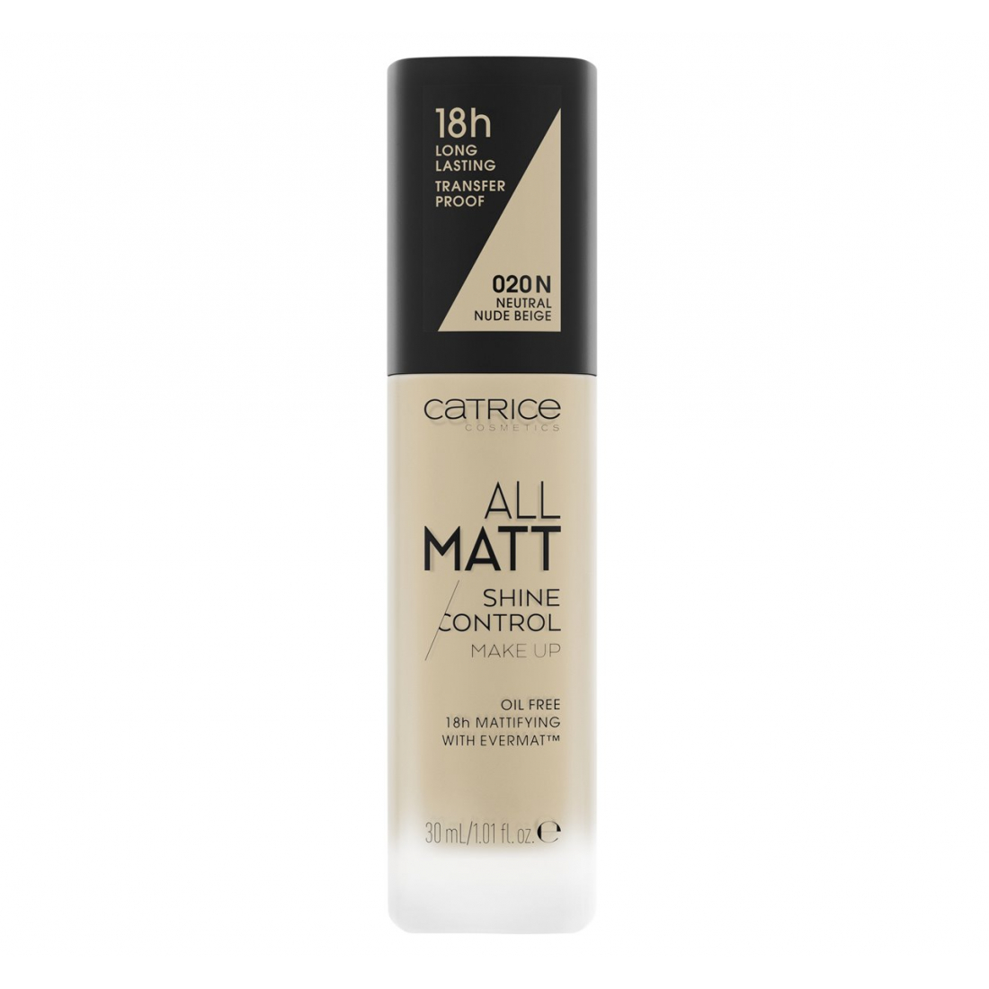 Fond de teint 'All Matt Shine Control' - 020N Neutral Nude Beige 30 ml