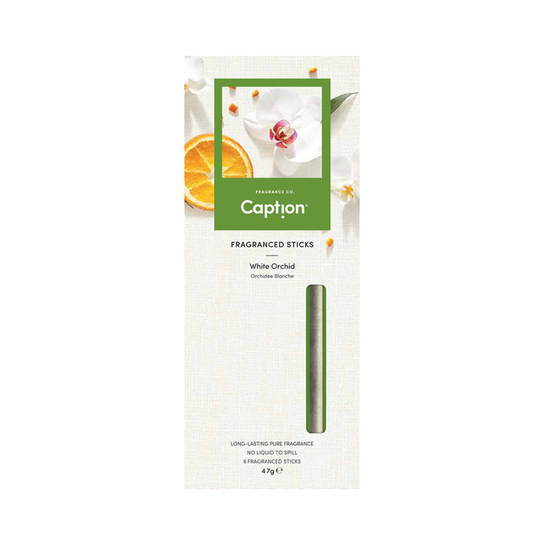 'White Orchid' Scented Sticks - 6 Pieces