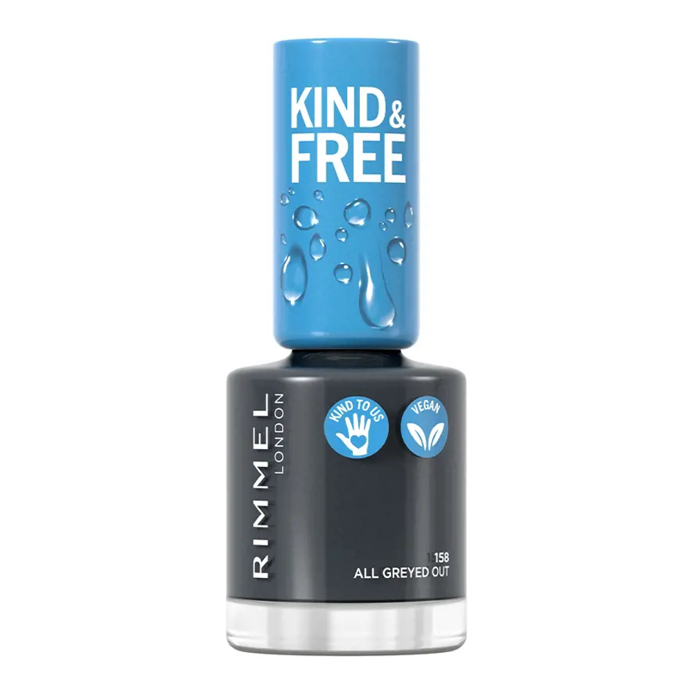 'Kind & Free' Nagellack - 158 All Greyed Out 8 ml