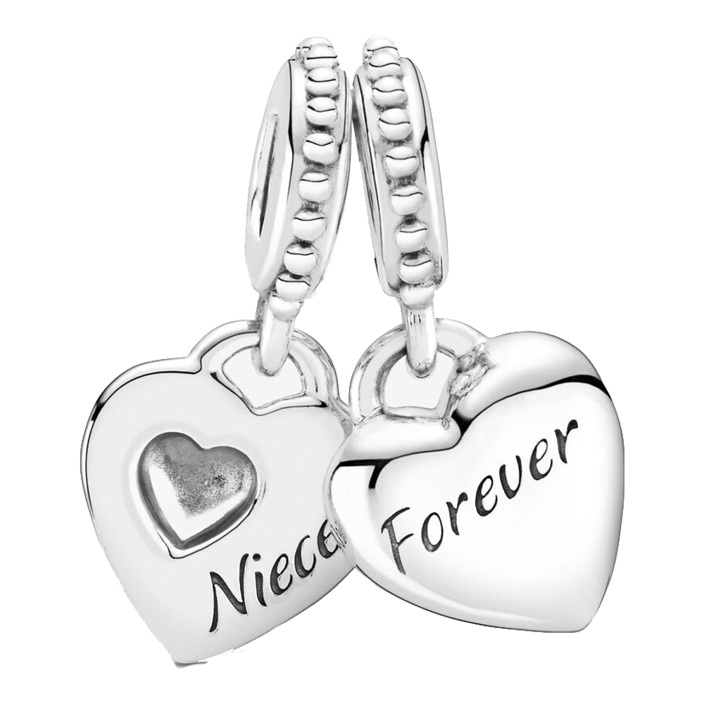 Women's 'Aunt And Niece Hearts' Charm