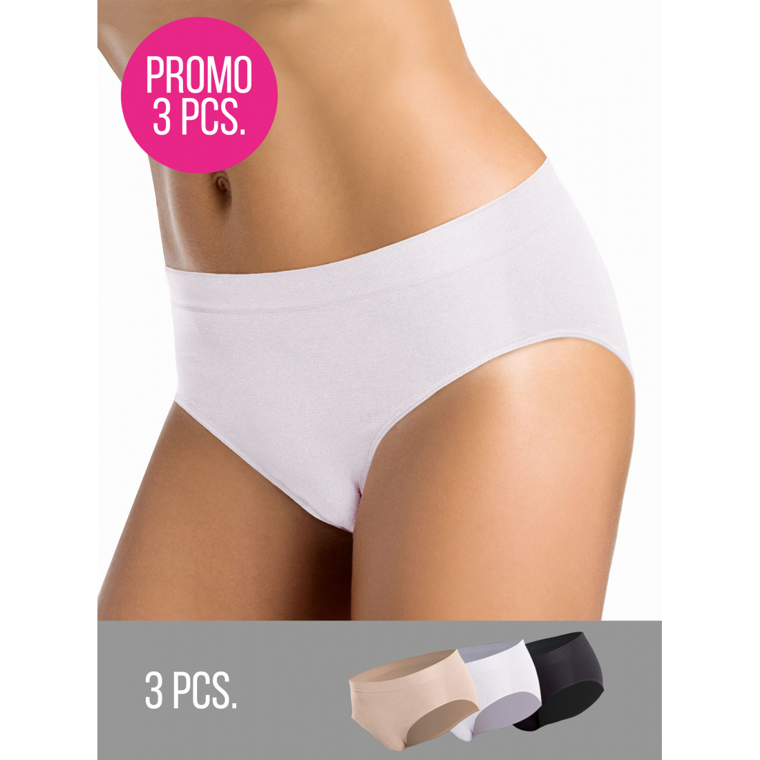 Slip 'Promo' pour Femmes - 3 Pièces