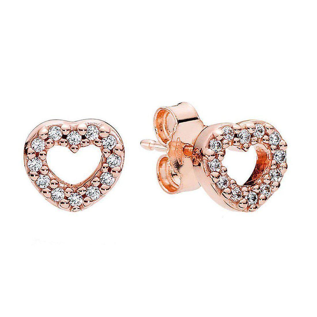 Boucles d'oreilles 'Open heart stud' pour Femmes