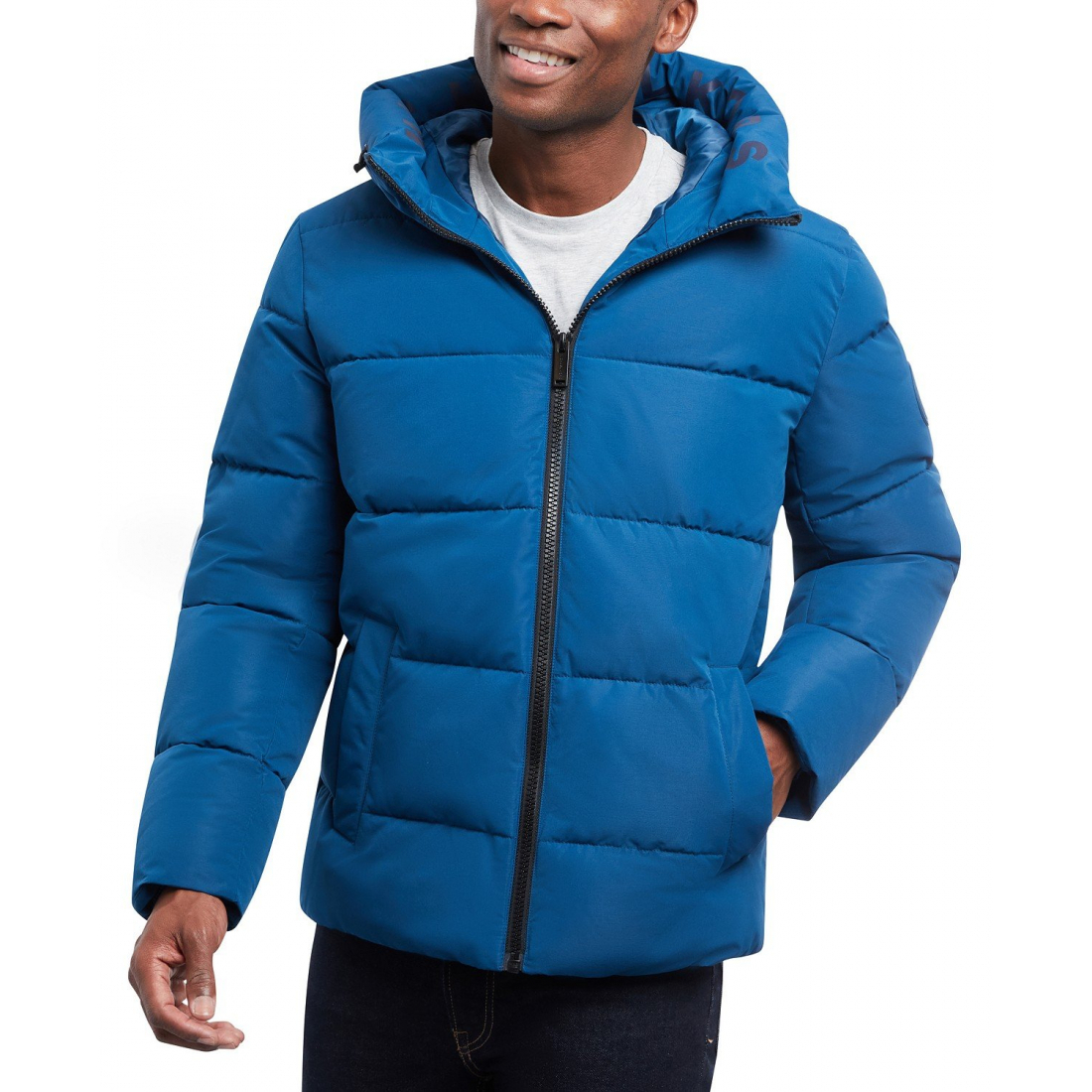 Men's 'Quilted Hooded' Puffer Jacket