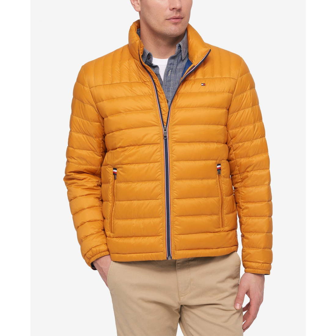 Packable Quilted Puffer Jacket für Herren