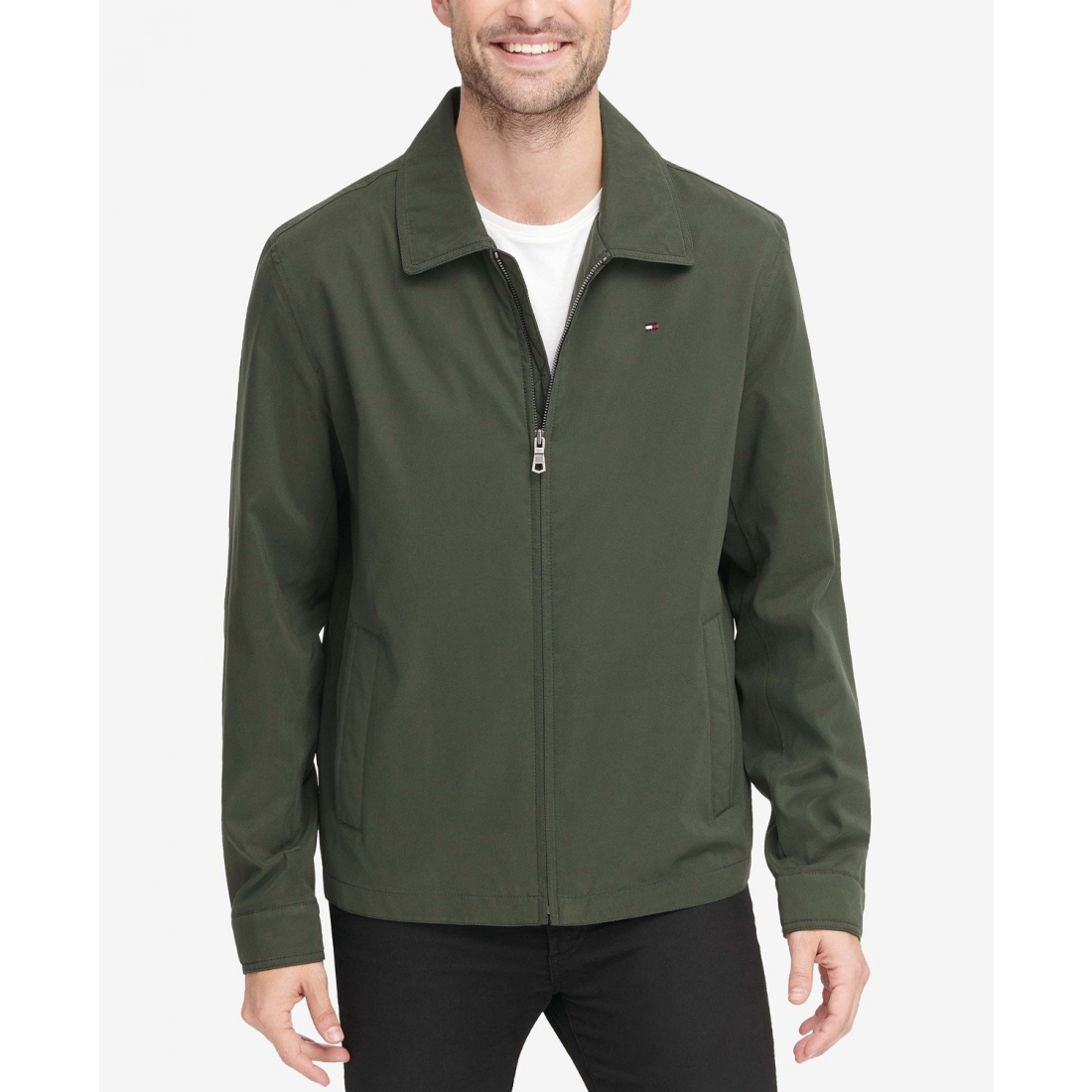 Men's Lightweight Full Zip-Front Jacket