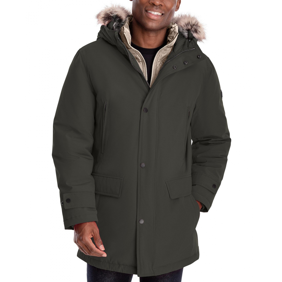 Men's 'Hooded Bib Snorkel' Parka