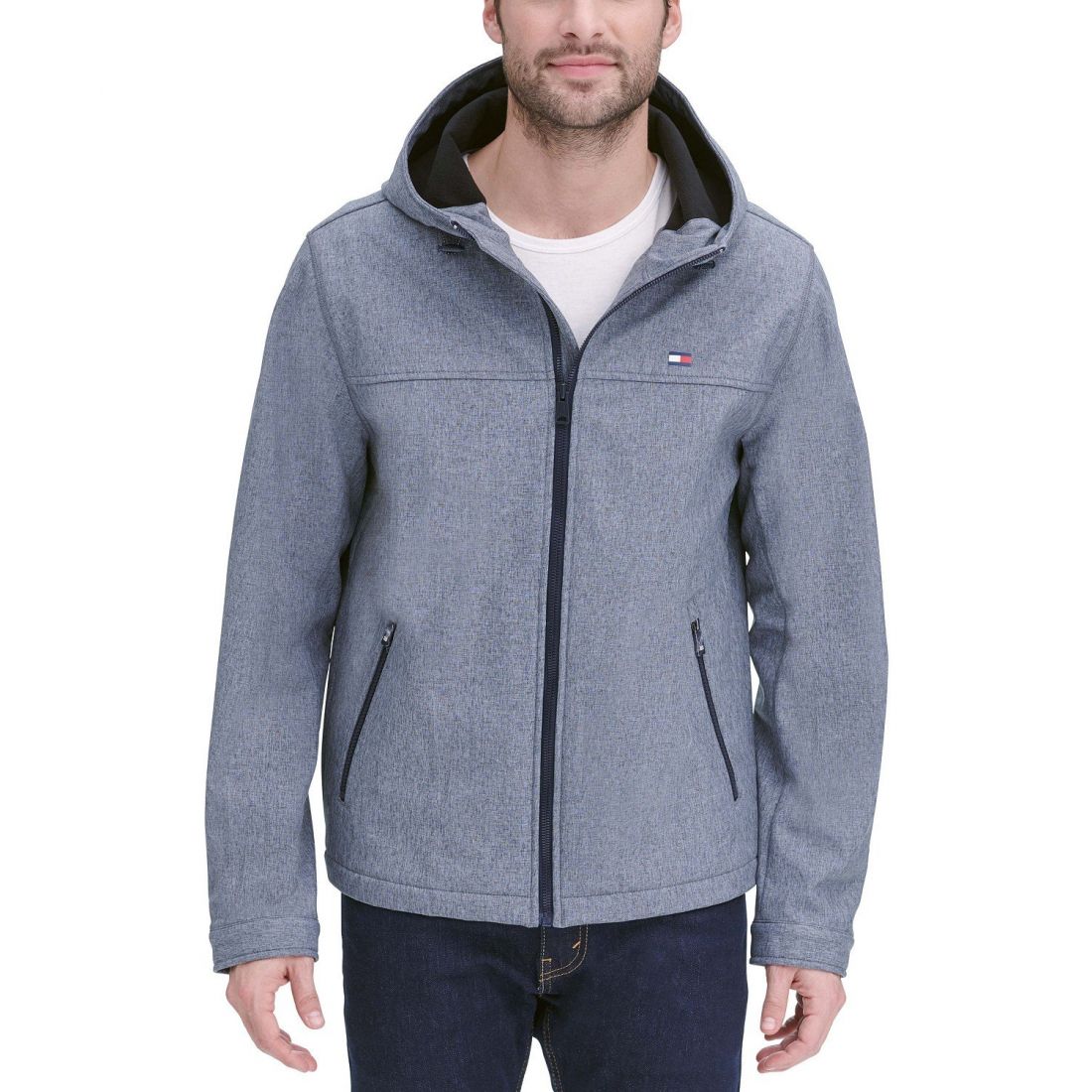 Men's Hooded Soft-Shell Jacket