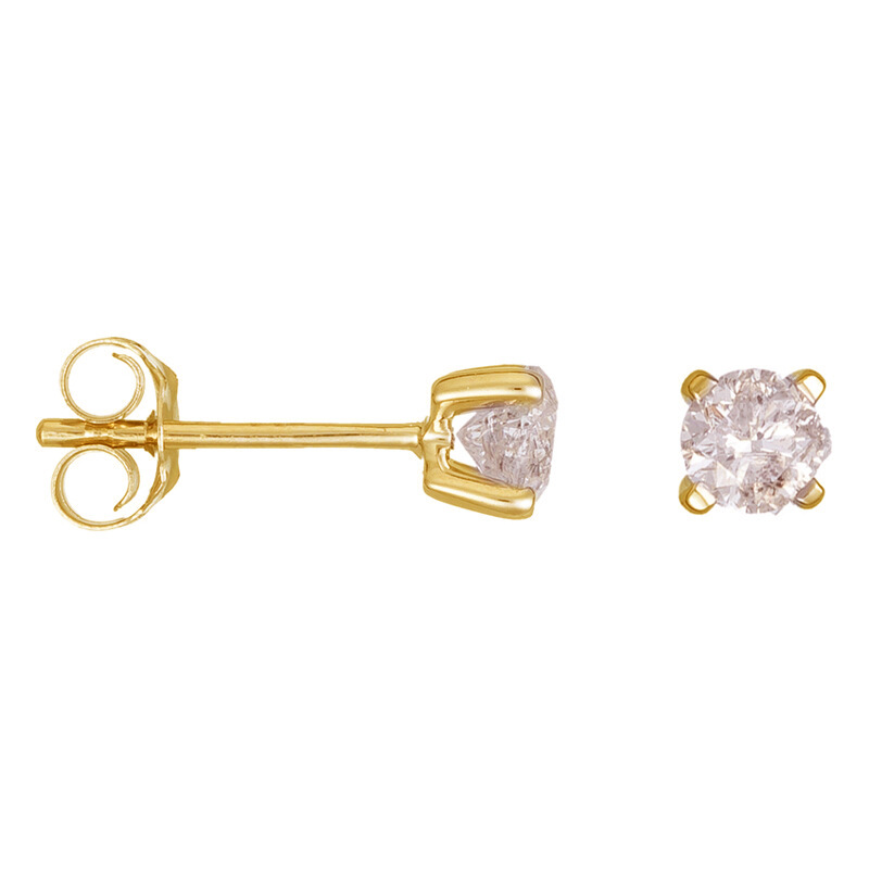 Women's 'Single Diamond 0,40 Carat' Earrings