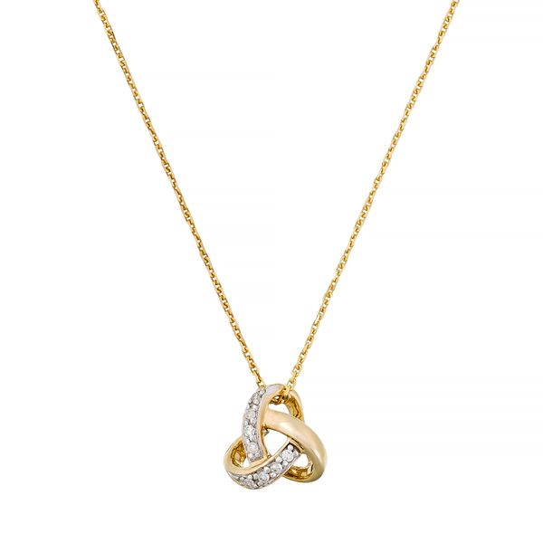 Women's 'Noeud Elegance' Pendant with chain