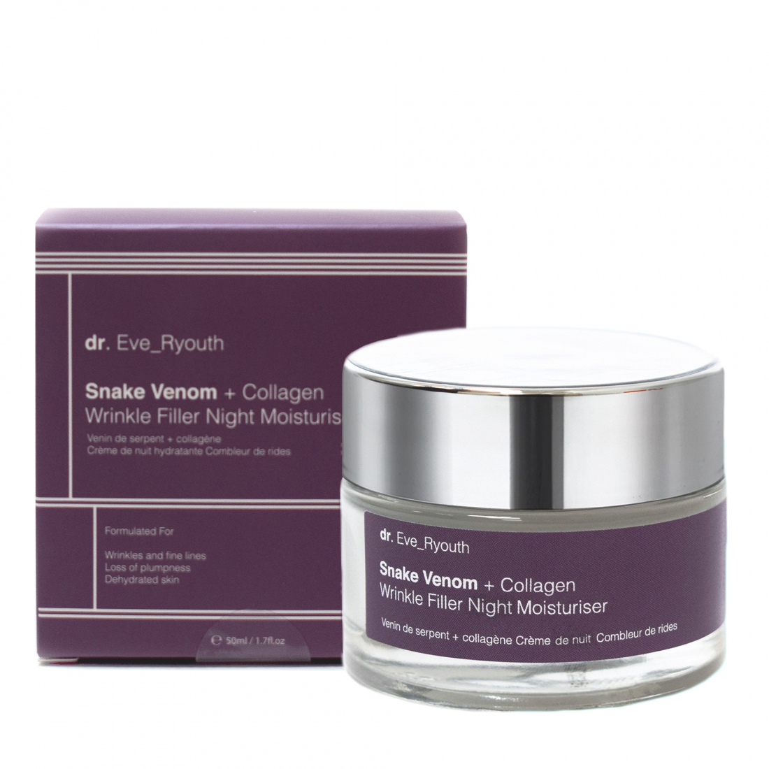 'Snake Venom & Collagen Wrinkle Filler' Night Moisturiser - 50 ml