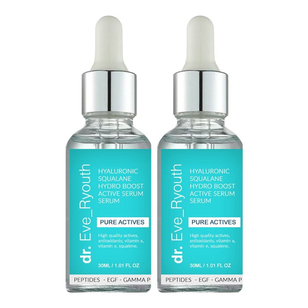 'Hyaluronic Acid Squalane' Face Serum - 30 ml, 2 Pieces