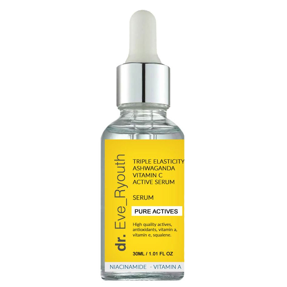 'Triple Elasticity Ashwaganda Vitamin C Powerful Active' Face Serum - 30 ml