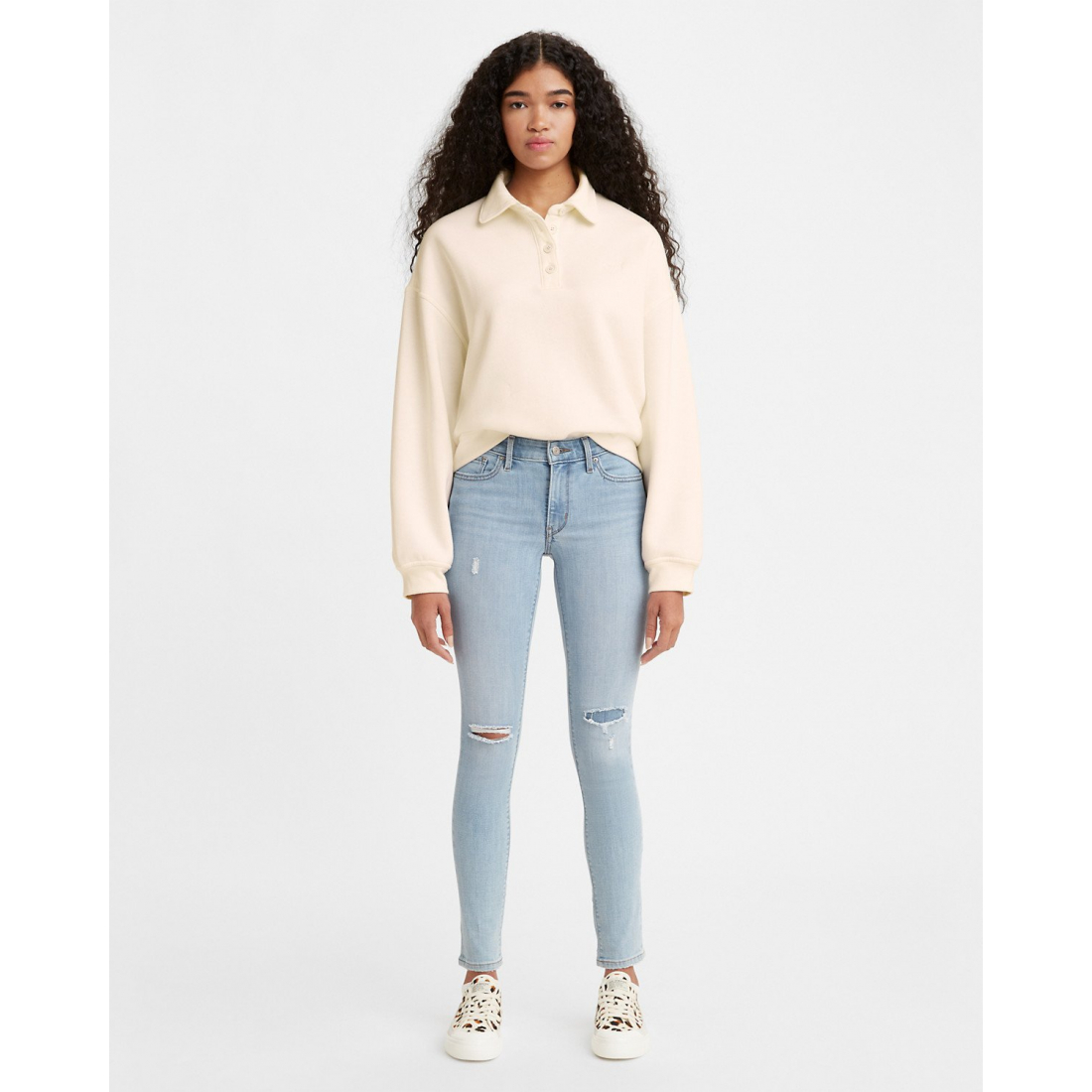 '711' Skinny Jeans für Damen